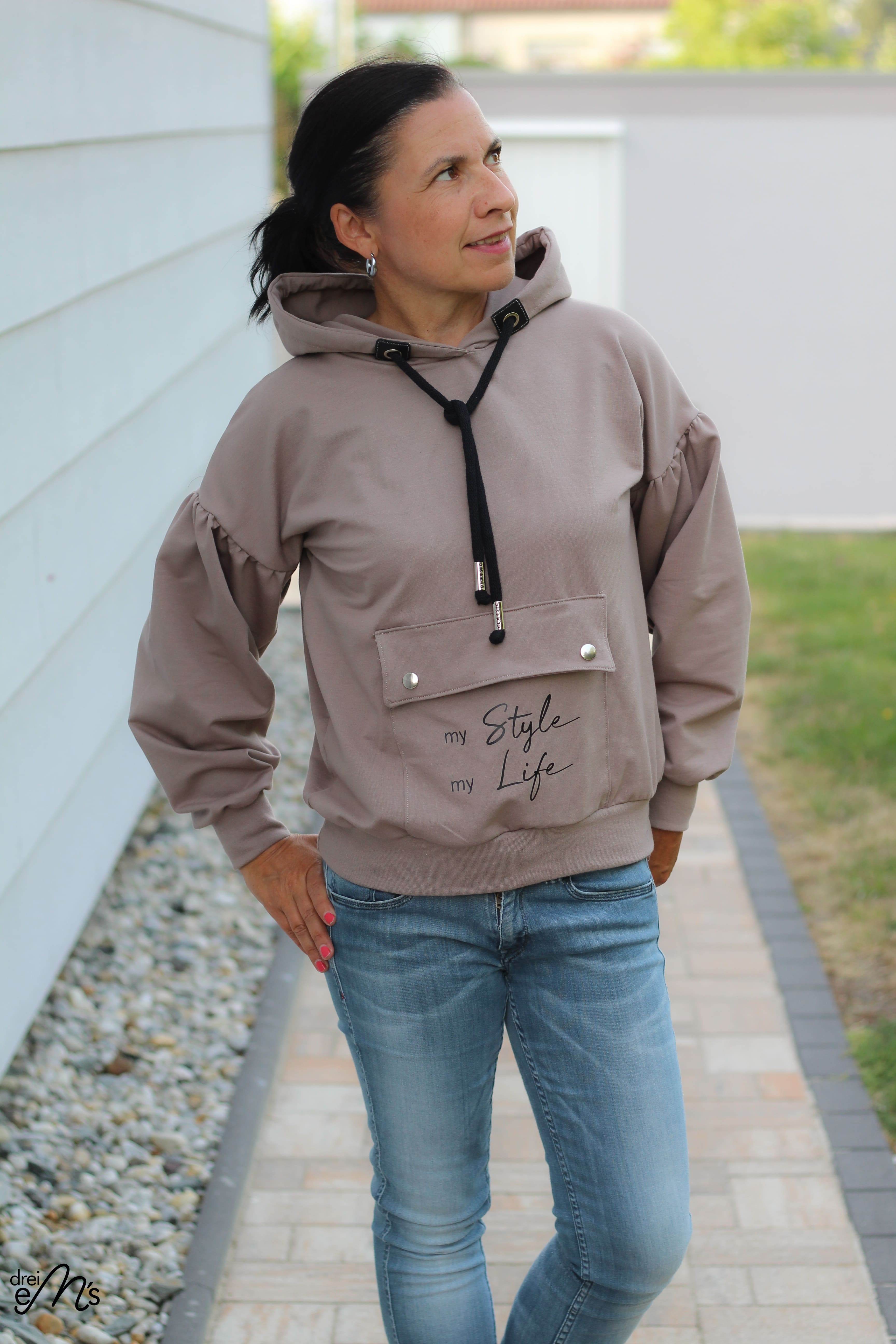 Schnittmuster Hoodie LAPPACH Gr. 34-54 - Sewando