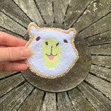 Abschminkpad Capybara Stickdatei ITH 10x10 cm Waschpad Pads Waschlappen