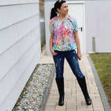Schnittmuster Shirt Bluse SCAPOLI Gr. 34-56 : - Sewando
