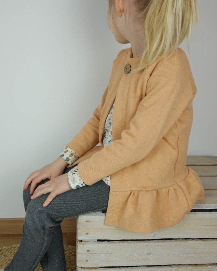 Cardigan, KK FRITZI, Schnittmuster & Nähanleitung, Gr. 56 - 134 - Sewando