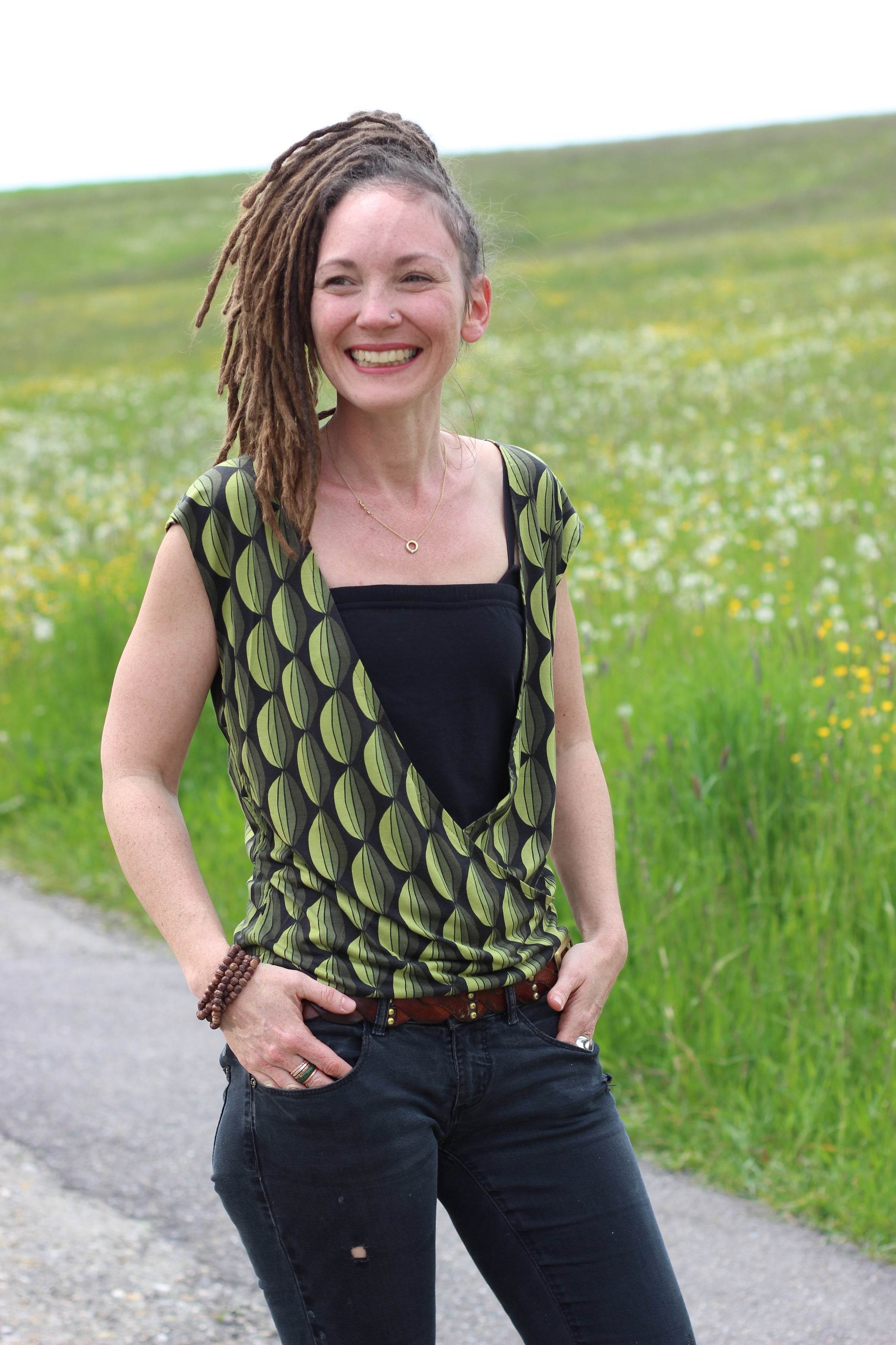 ANNA Schnittmuster und Nähanleitung für Jerseykleid Gr. 34-46 - Sewando