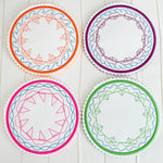 4x Stickdatei Schiffe ITH Untersetzer - Sewando