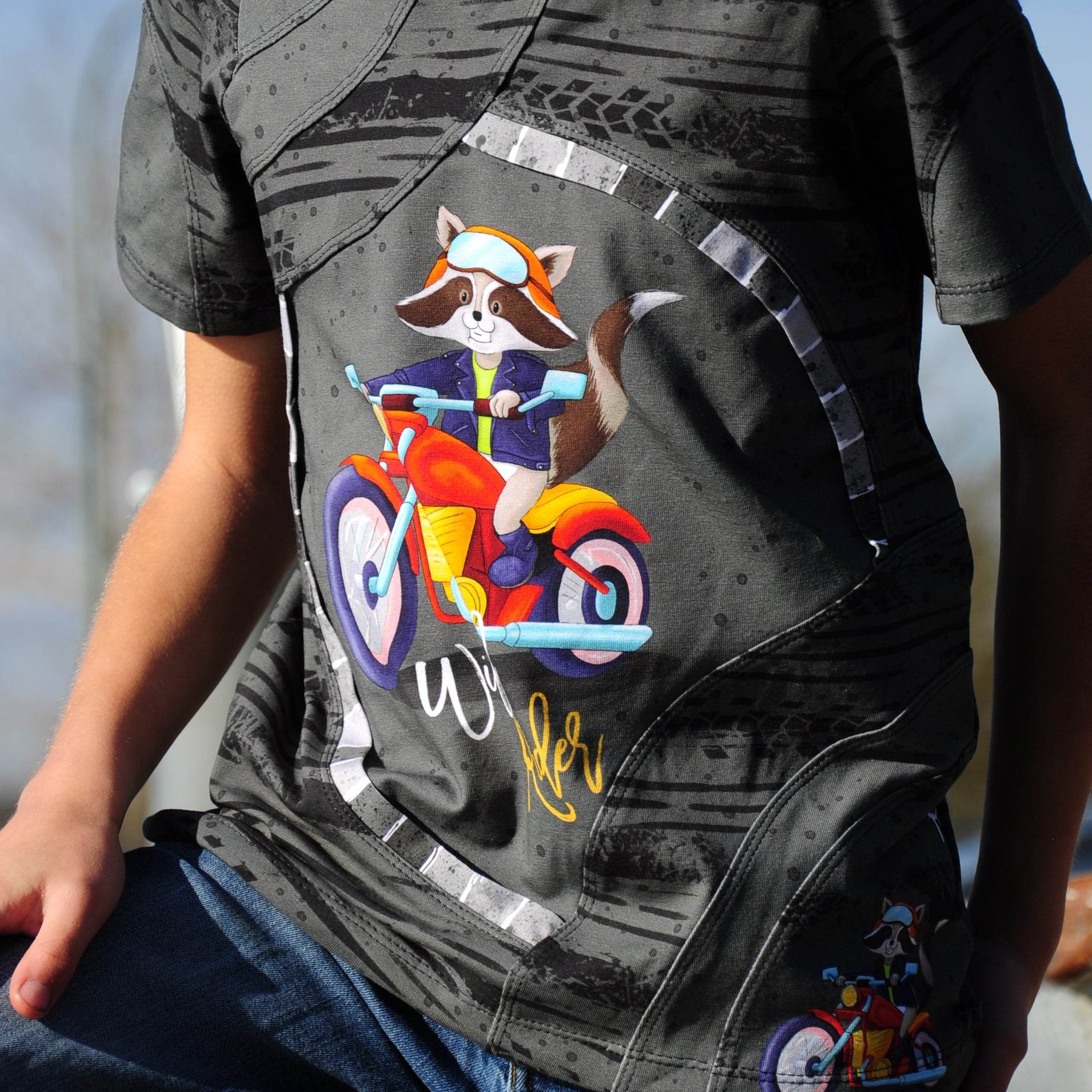 Schnittmuster *Big Wave Shirt* #T-Shirt Gr. 74-152 - Sewando