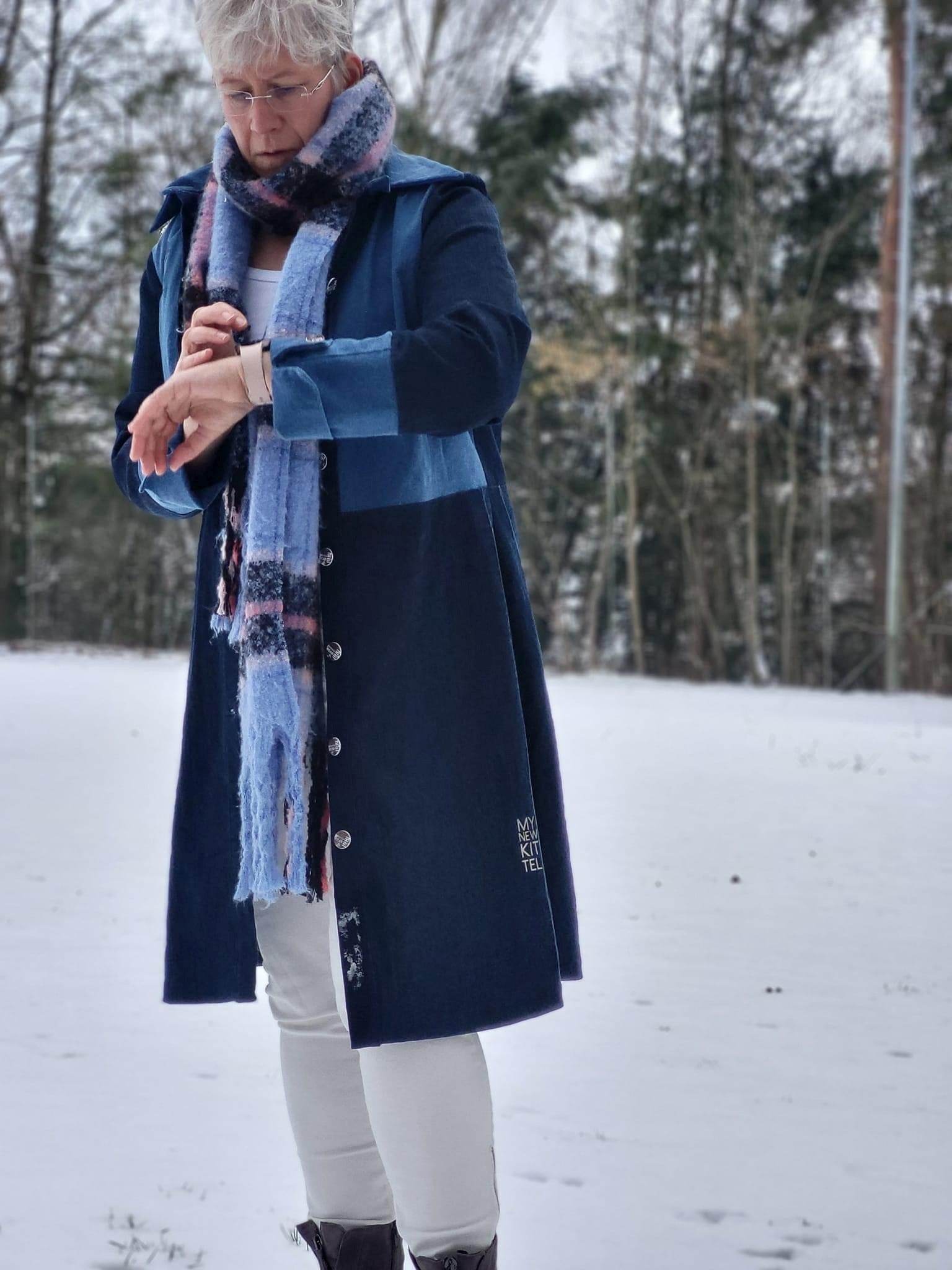 Schnittmuster Cardigankleid Feminina, Größe 32 - 50 : - Sewando