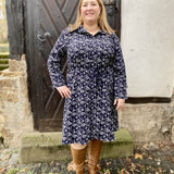 Schnittmuster Cardigankleid Feminina, Größe 32 - 50 : - Sewando