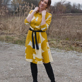 Schnittmuster Cardigankleid Feminina, Größe 32 - 50 : - Sewando