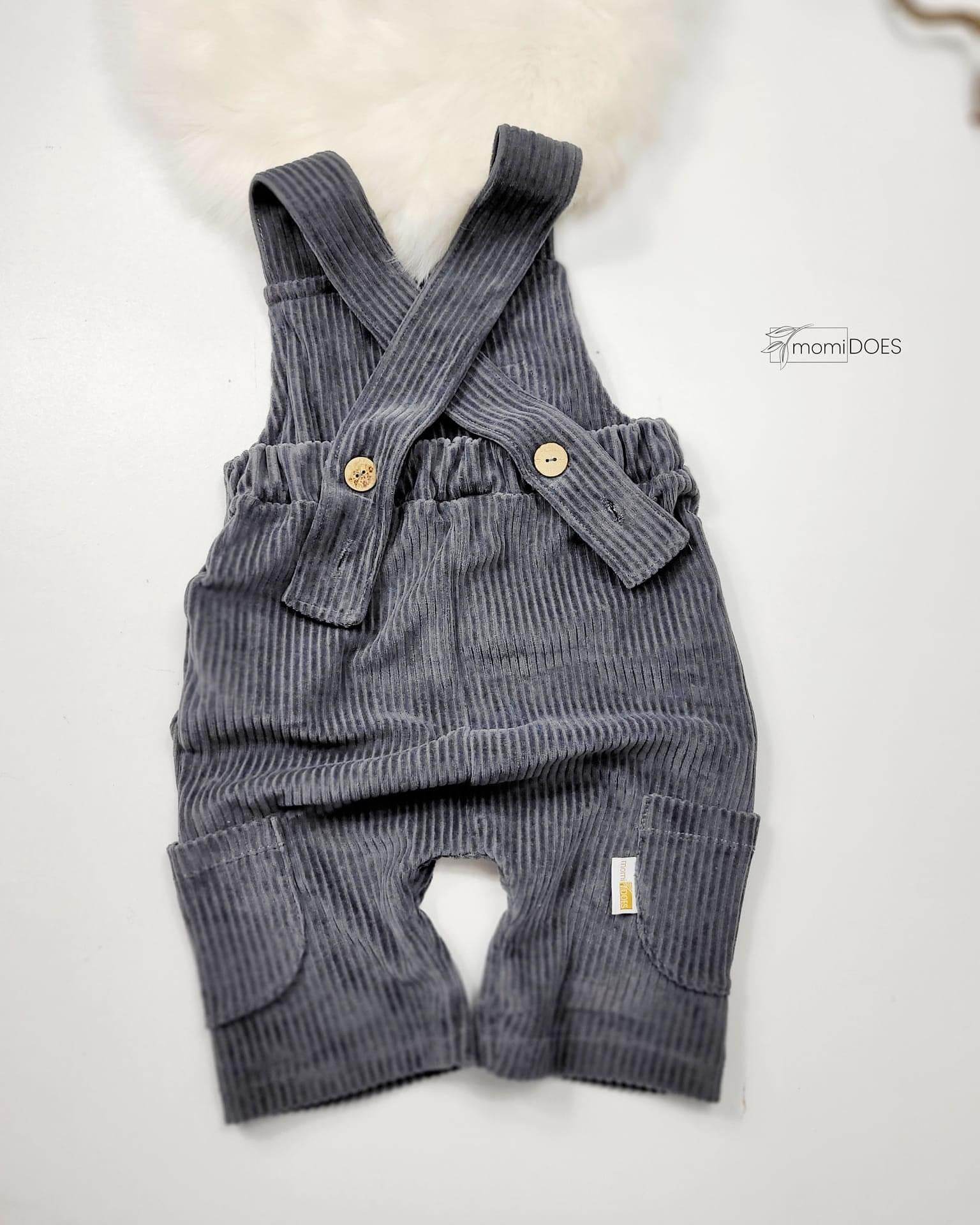 Kurze Latzhose, KK Sommerlatz, Schnittmuster & Nähanleitung, Gr. 56-98 - Sewando