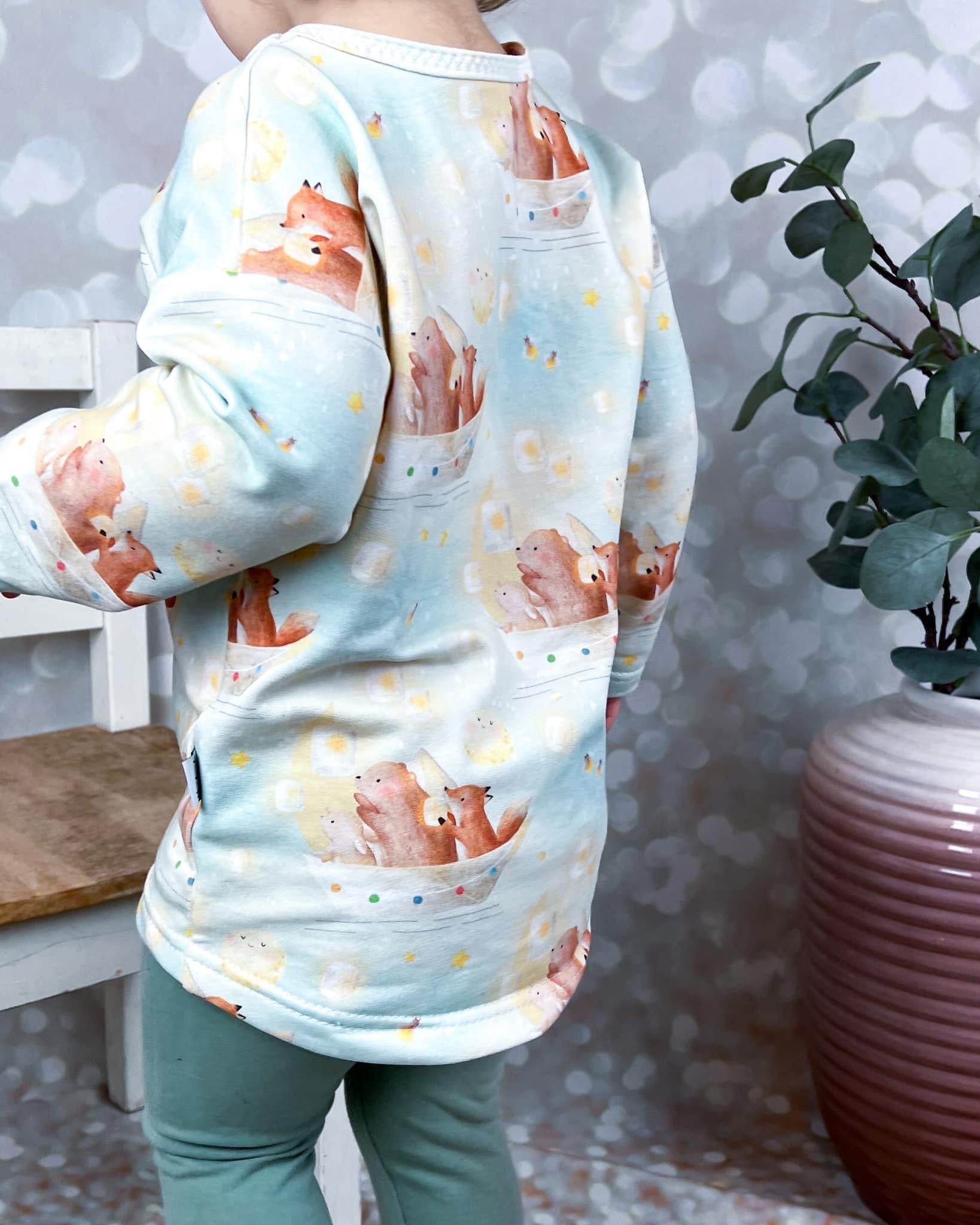 Longshirt, Langarmshirt, KK CARLO, Schnittmuster & Nähanleitung, Gr. 74-116 - Sewando