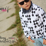 Basic-Shirt Michel plus Kragen/Kapuzen Add on 74-164 - Sewando