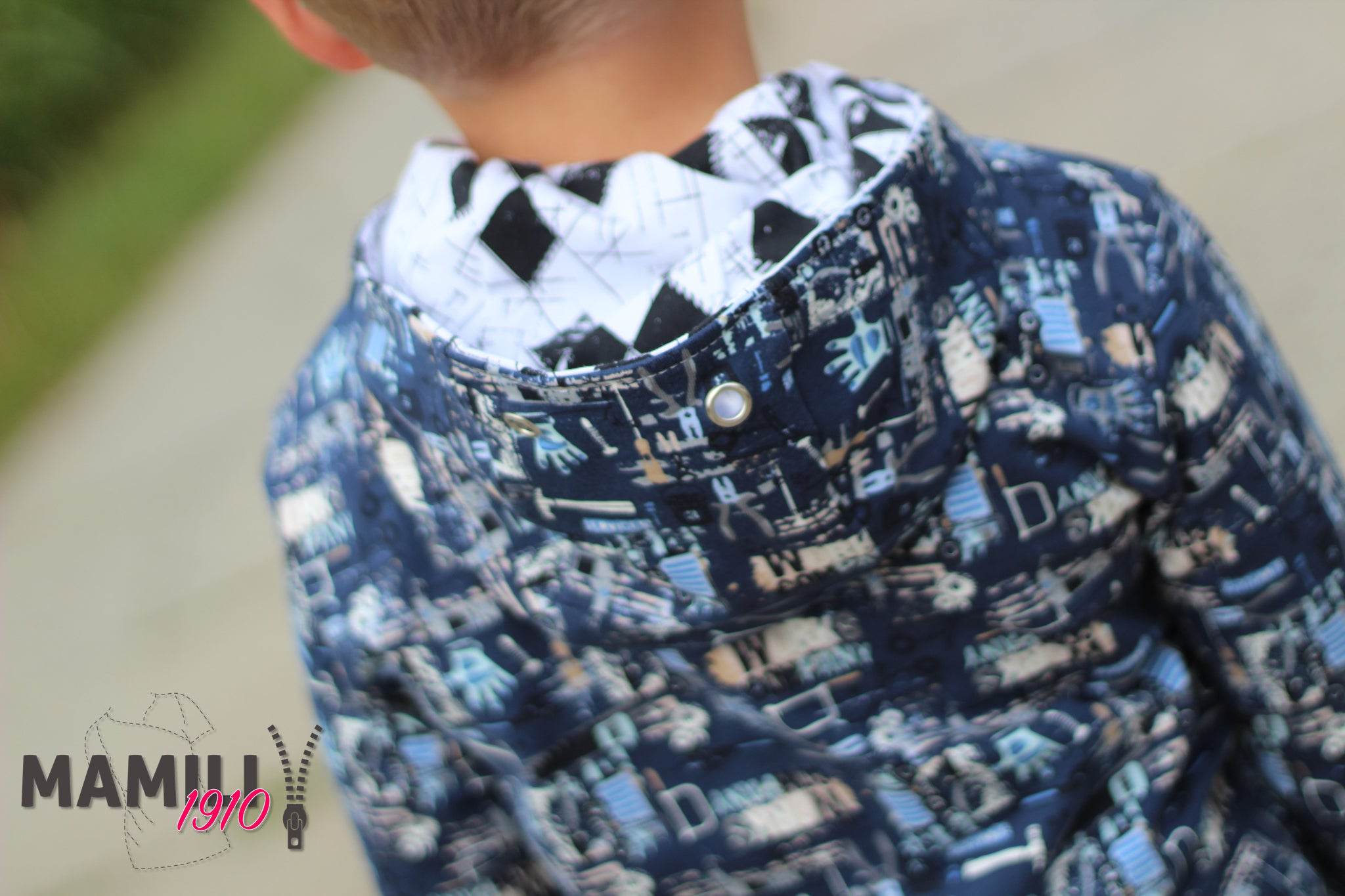 Basic-Shirt Michel plus Kragen/Kapuzen Add on 74-164 - Sewando