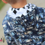 Basic-Shirt Michel plus Kragen/Kapuzen Add on 74-164 - Sewando
