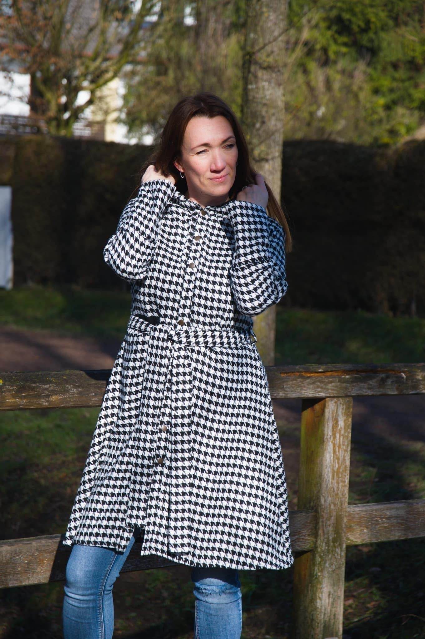 Schnittmuster Cardigankleid Feminina, Größe 32 - 50 : - Sewando
