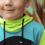 Basic-Shirt Michel plus Kragen/Kapuzen Add on 74-164 - Sewando