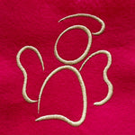 6x Stickdatei Engel Schutzengel Satinstick - Sewando