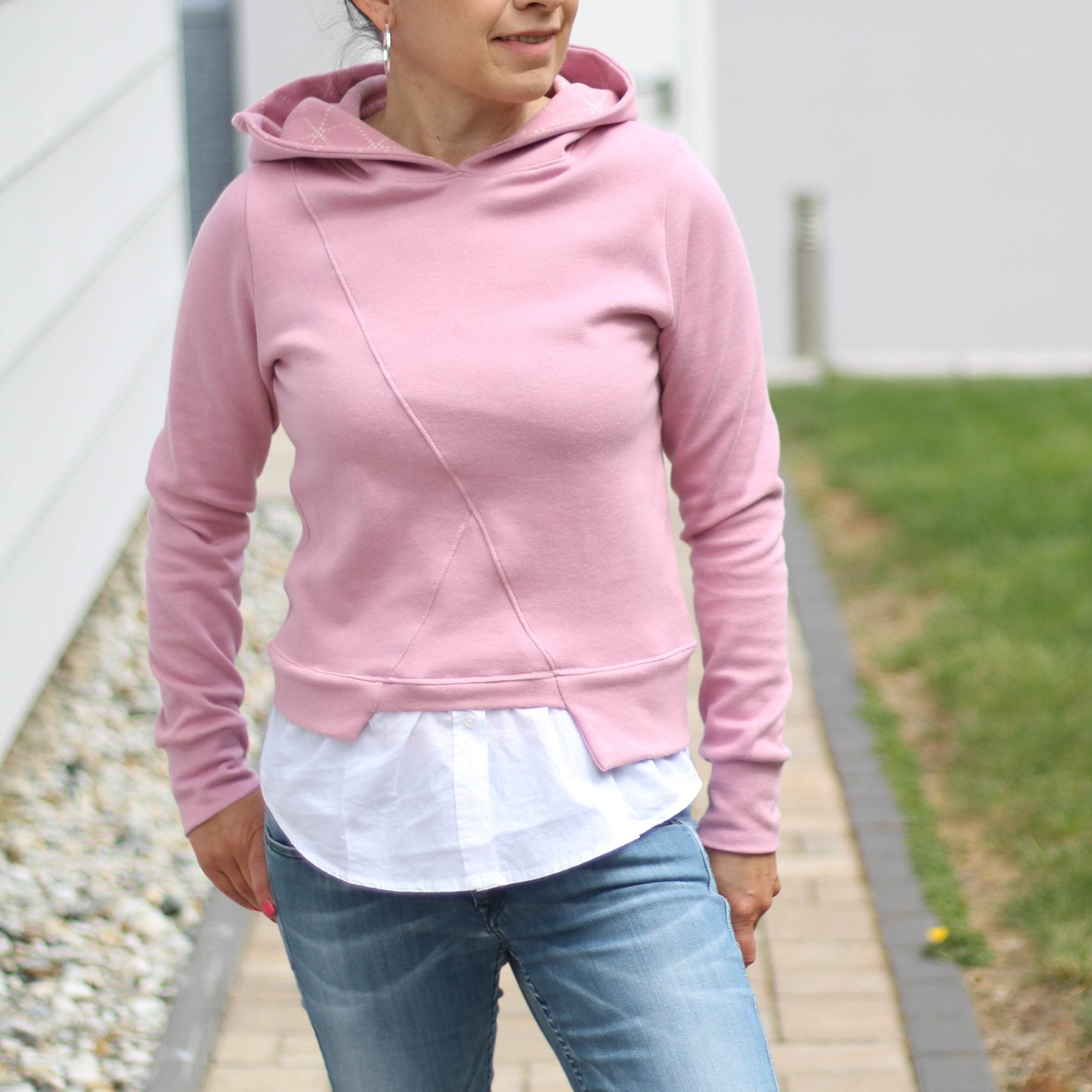 Schnittmuster Hoodie AROSA Gr. XS-XXXL : - Sewando