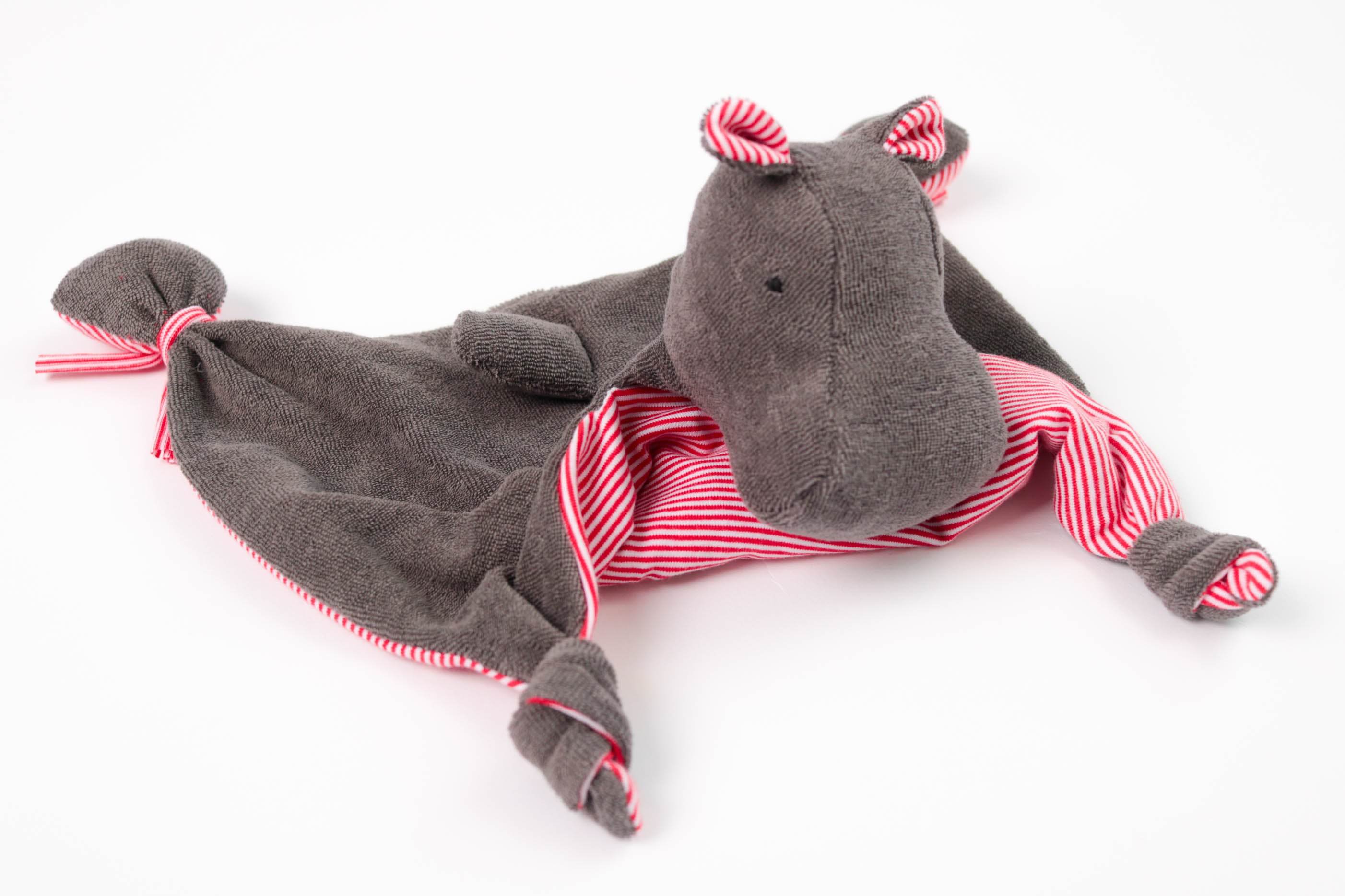 Hippo HELGA Schmusetuch / Schnuffeltuch Schnittmuster : - Sewando