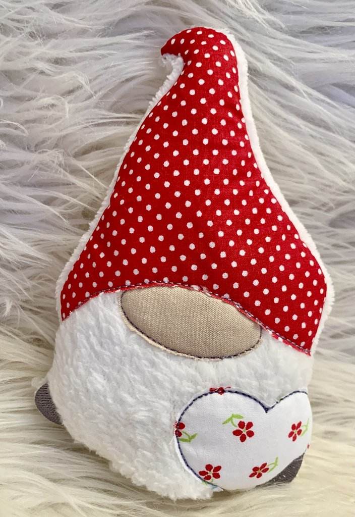 Stickdatei Doodle Wichtel Gnome mit Herz In the Hoop Set 907 - Sewando