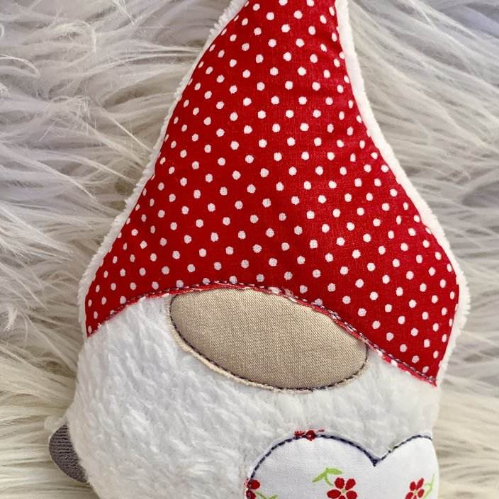 Stickdatei Doodle Wichtel Gnome mit Herz In the Hoop Set 907 - Sewando