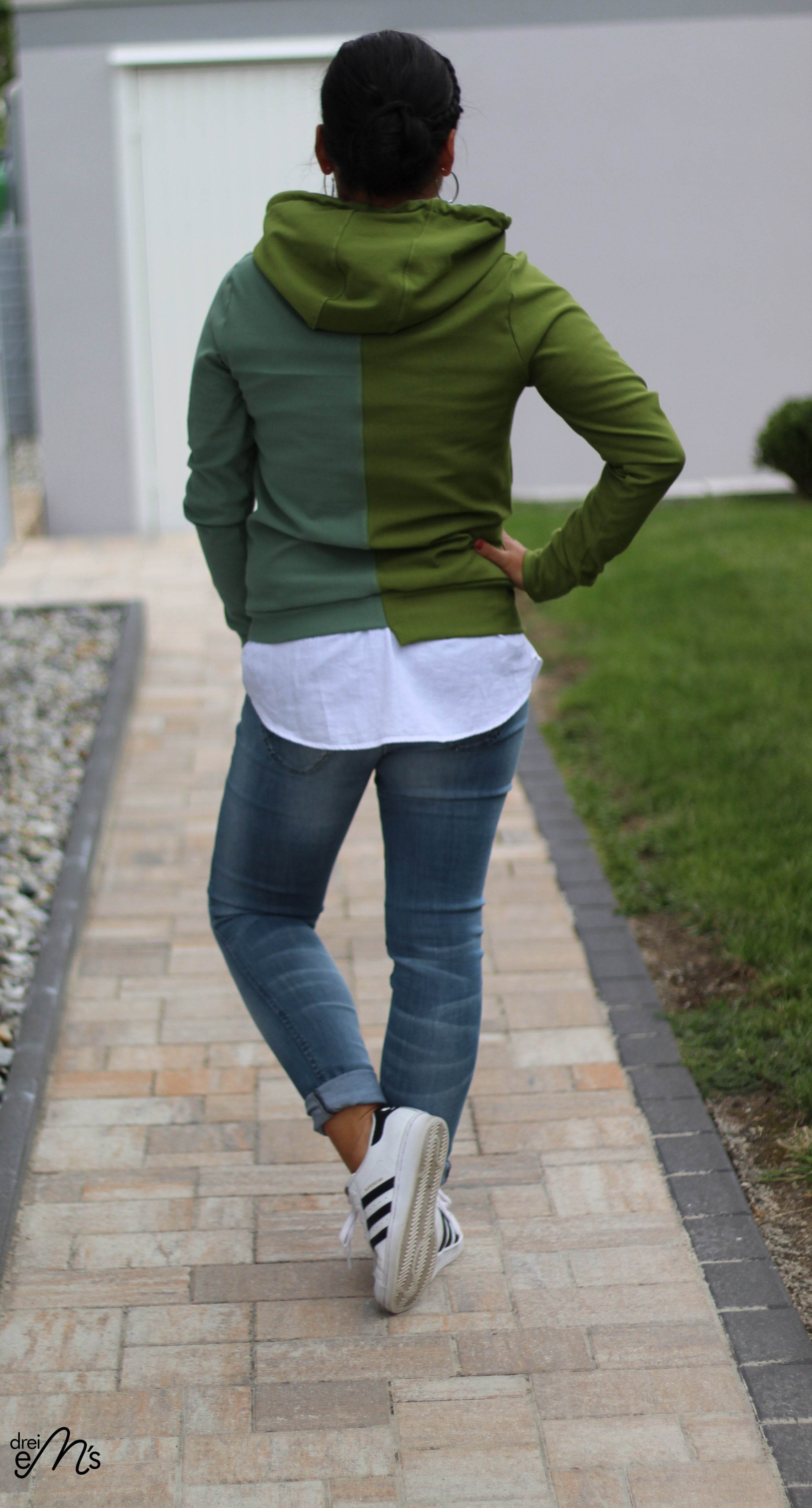 Schnittmuster Hoodie AROSA Gr. XS-XXXL : - Sewando