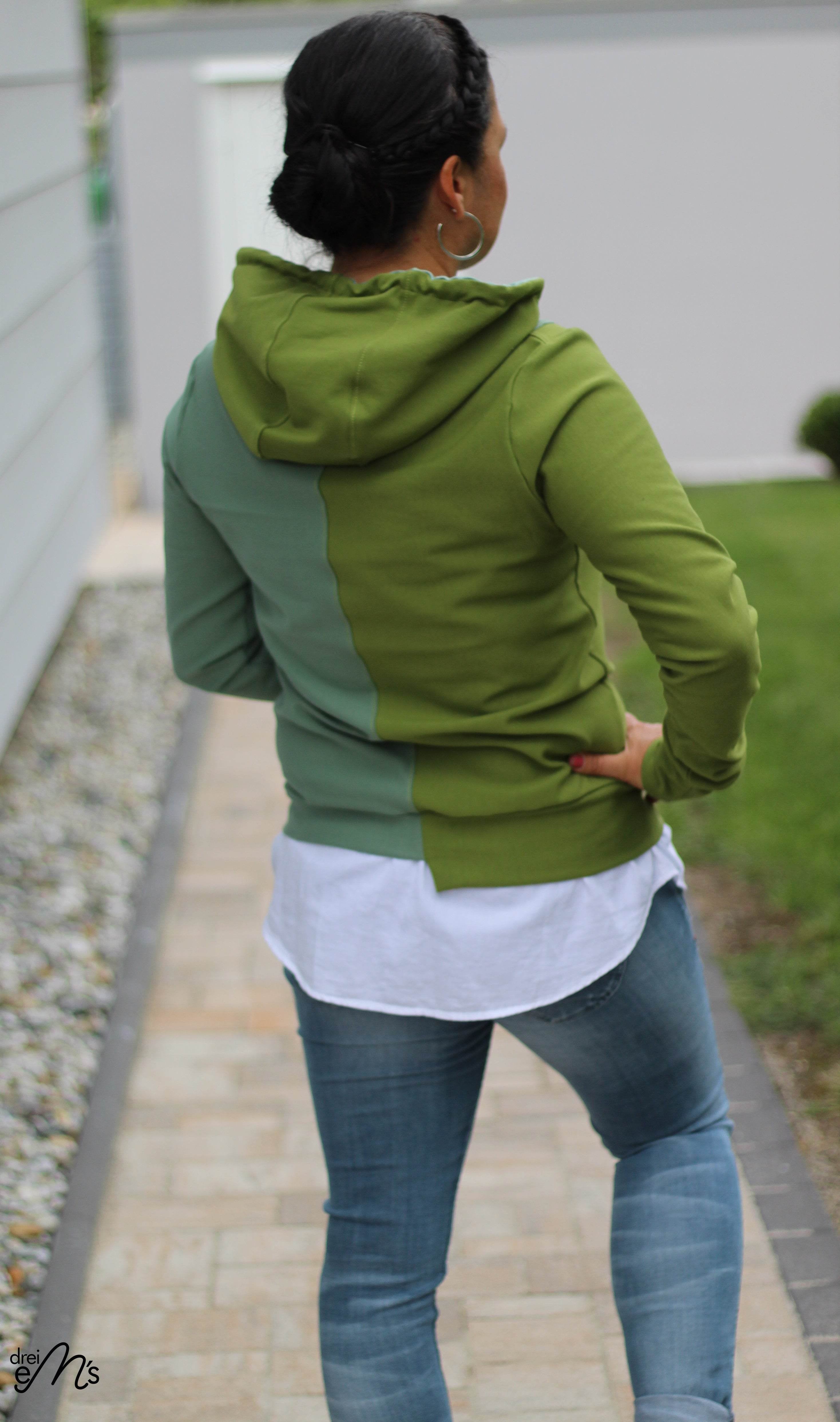 Schnittmuster Hoodie AROSA Gr. XS-XXXL : - Sewando