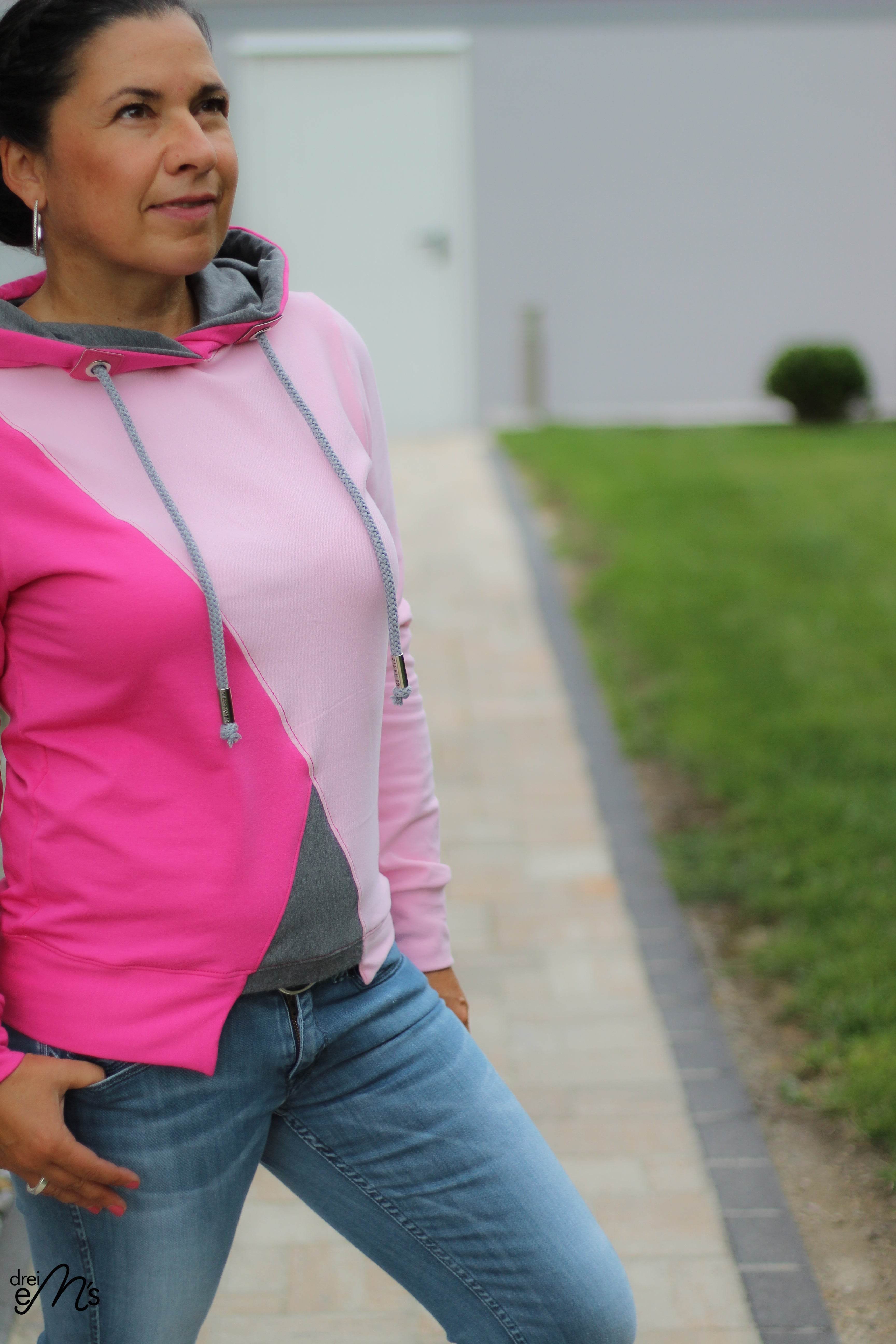 Schnittmuster Hoodie AROSA Gr. XS-XXXL : - Sewando