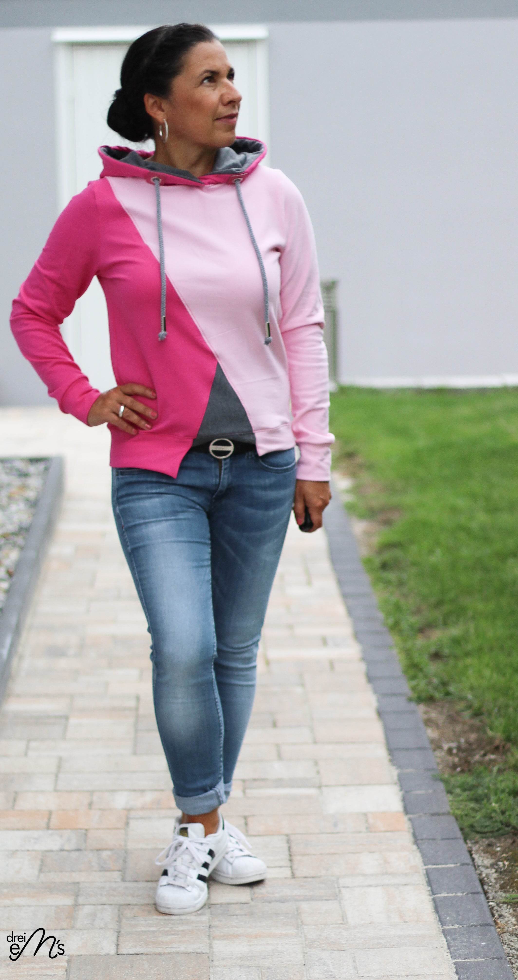 Schnittmuster Hoodie AROSA Gr. XS-XXXL : - Sewando