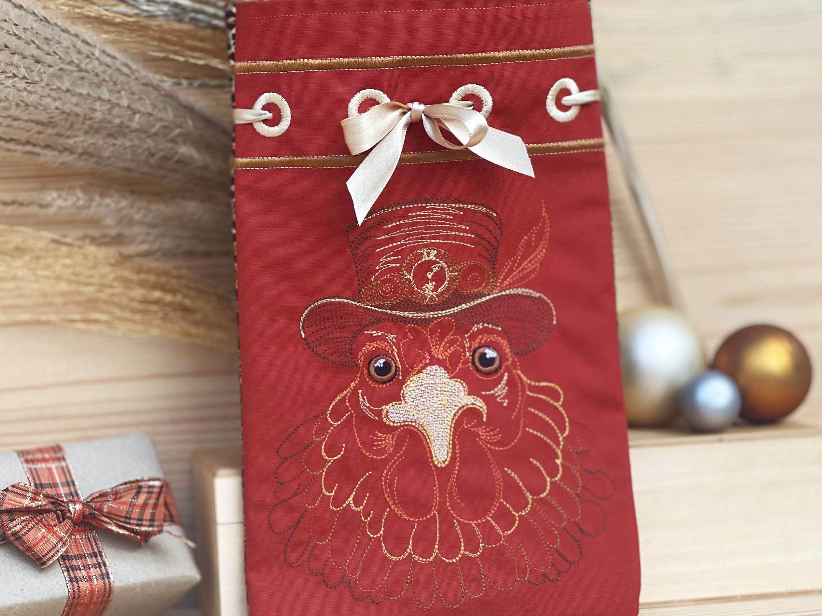Stickdatei Geschenkbeutel in 16x26, ITH Beutel “Wrap” mit Innenfutter - Sewando