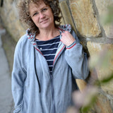 Oversize Sweatjacke #seweasy Damen Gr. 32-60