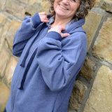 Oversize Sweatjacke #seweasy Damen Gr. 32-60