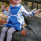 Schnittmuster Main GirlsHoodie&Dress - Kinder Kleid / Pullover - 80-152
