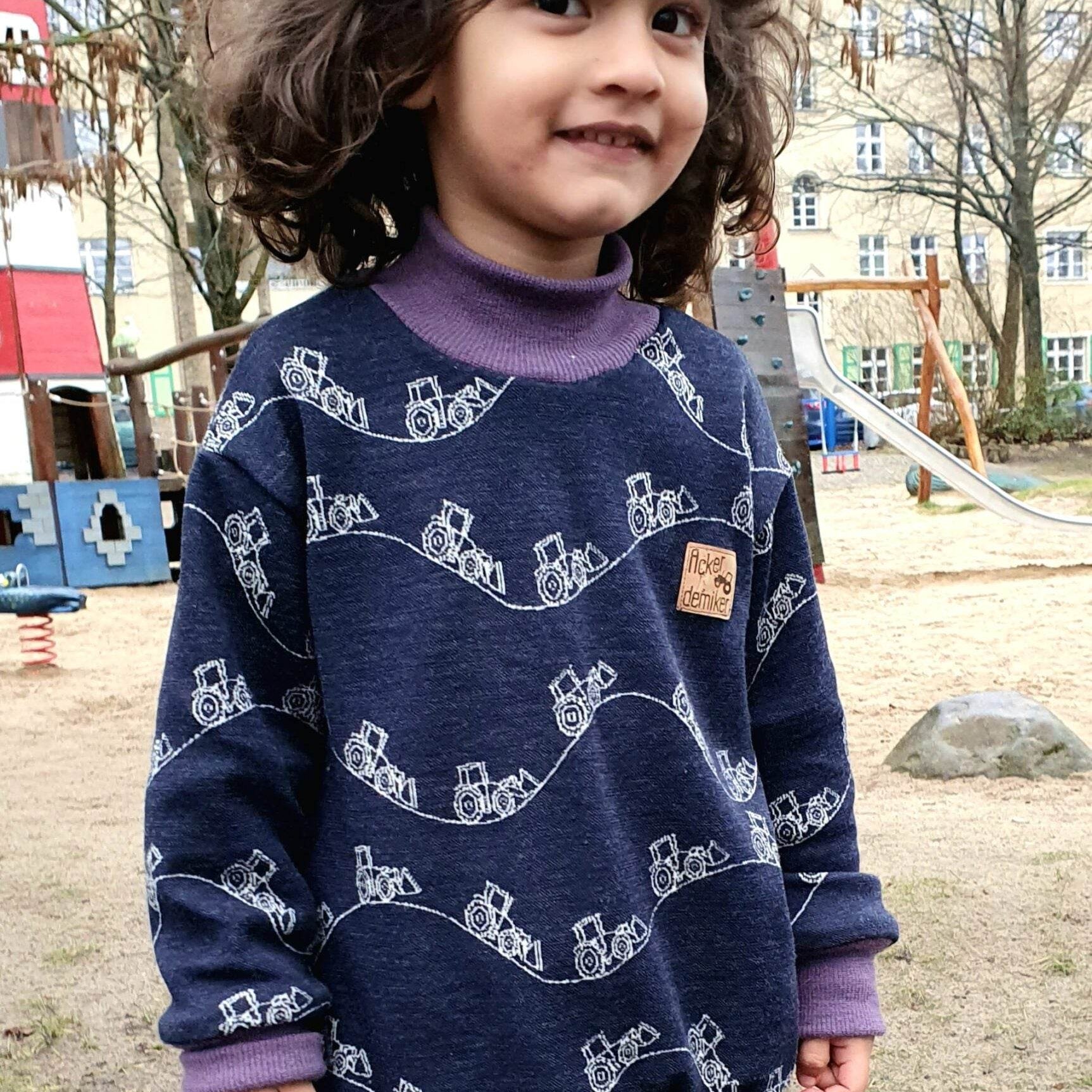 Schnittmuster MiniHeimelig Oversize Pullover 86-164 - Sewando