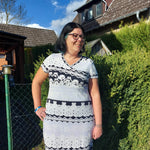 Schnittmuster Kleid für Damen mit Wickeloptik Francine Gr. 32-48 - Sewando