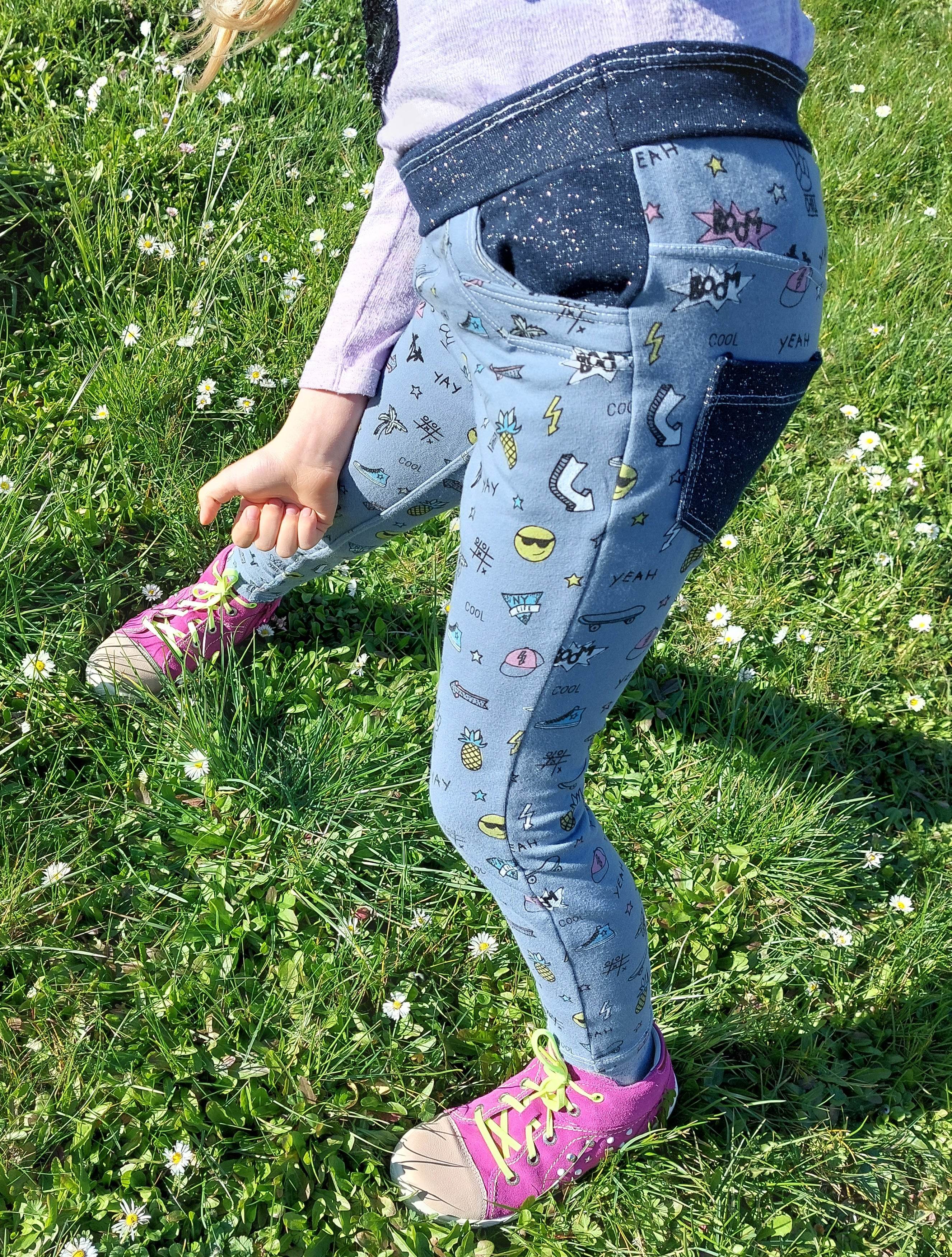 Schnittmuster Jeggings Stacey für Kinder Gr. 80-164 - Sewando