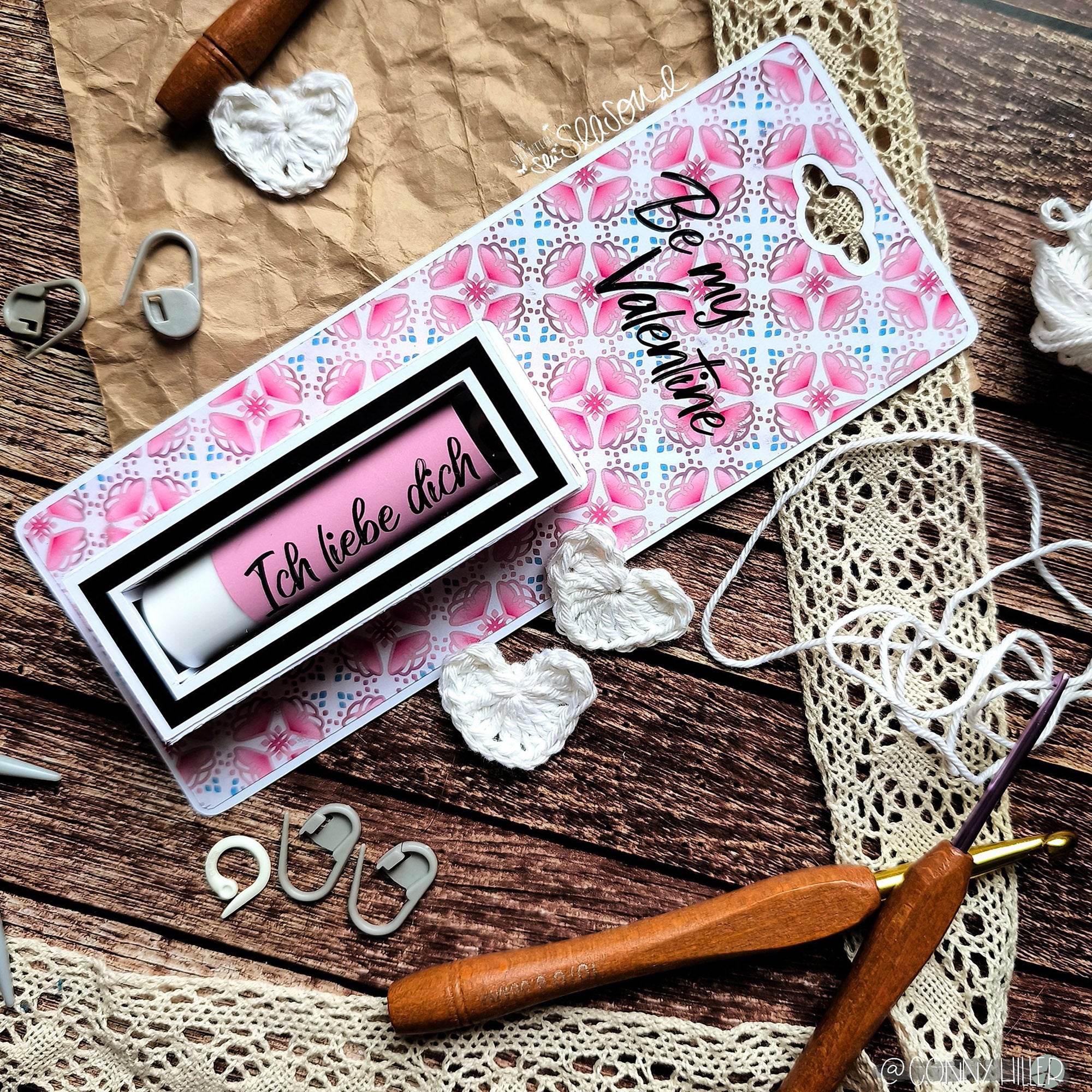 Digipapier-Set Indische Muster Valentins-Special - Musterpapier, Designpapier, Sublimation - Sewando