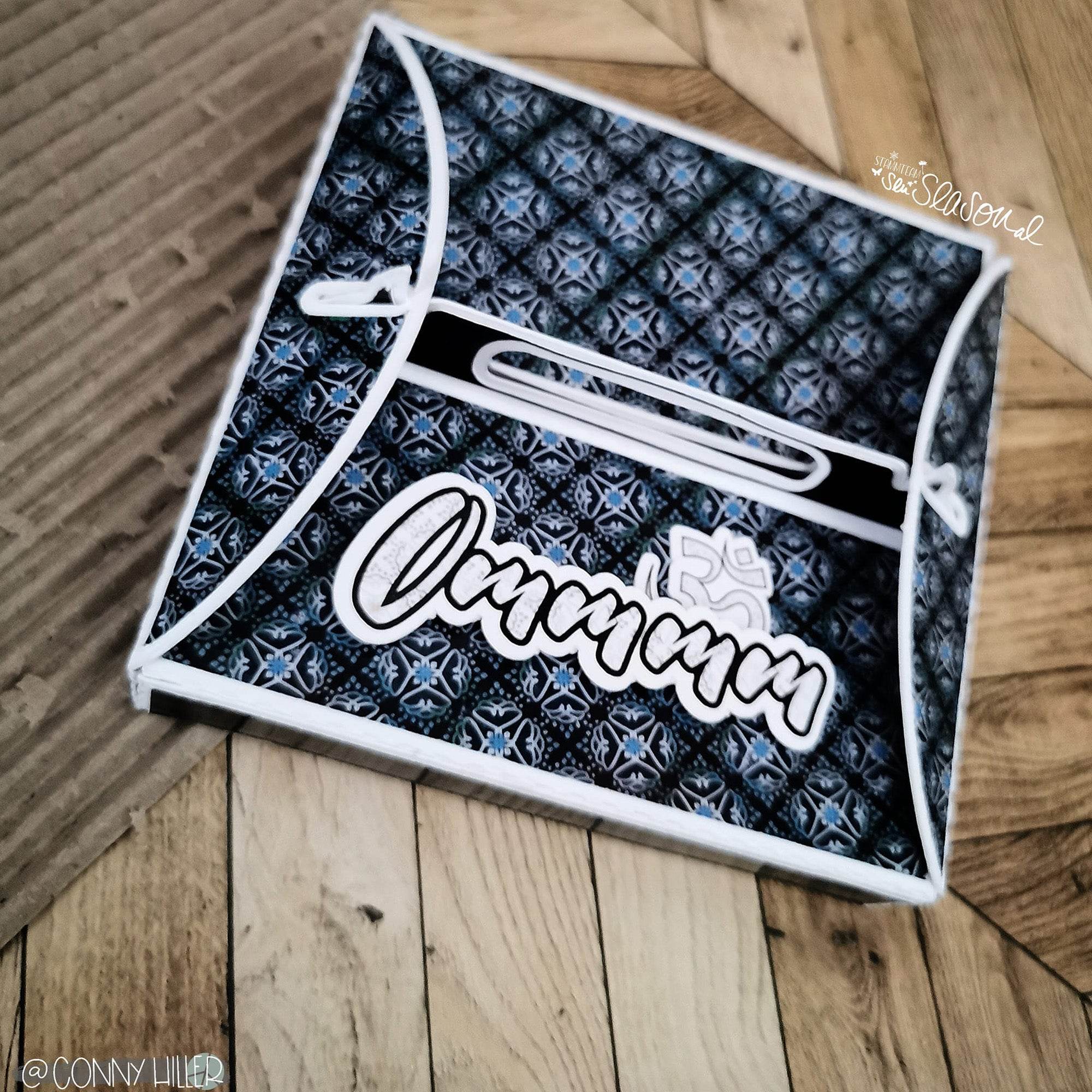 Digipapier-Set blaue Indische Muster - Druckvorlage, Musterpapier, Designpapier, Sublimation - Sewando