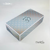 Digipapier-Set blaue Indische Muster - Druckvorlage, Musterpapier, Designpapier, Sublimation - Sewando