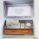 Digipapier-Set blaue Indische Muster - Druckvorlage, Musterpapier, Designpapier, Sublimation - Sewando