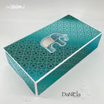 Digipapier-Set grüne Indische Muster - Druckvorlage, Musterpapier, Designpapier, Sublimation - Sewando