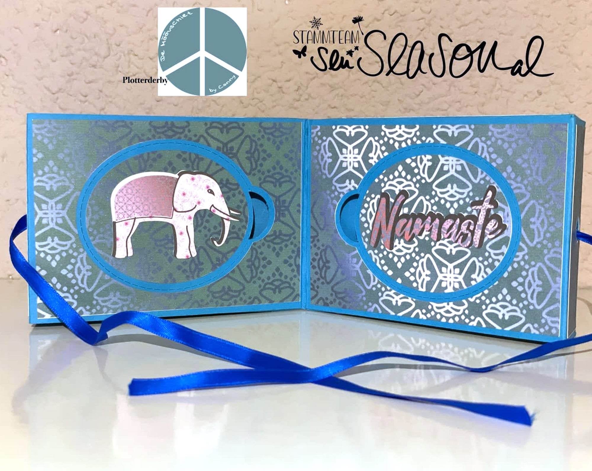 Digipapier-Set grüne Indische Muster - Druckvorlage, Musterpapier, Designpapier, Sublimation - Sewando