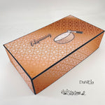 Digipapier-Set orangene Indische Muster - Druckvorlage, Musterpapier, Designpapier, Sublimation - Sewando