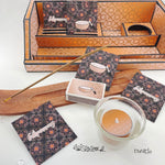 Digipapier-Set orangene Indische Muster - Druckvorlage, Musterpapier, Designpapier, Sublimation - Sewando