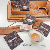 Digipapier-Set orangene Indische Muster - Druckvorlage, Musterpapier, Designpapier, Sublimation - Sewando