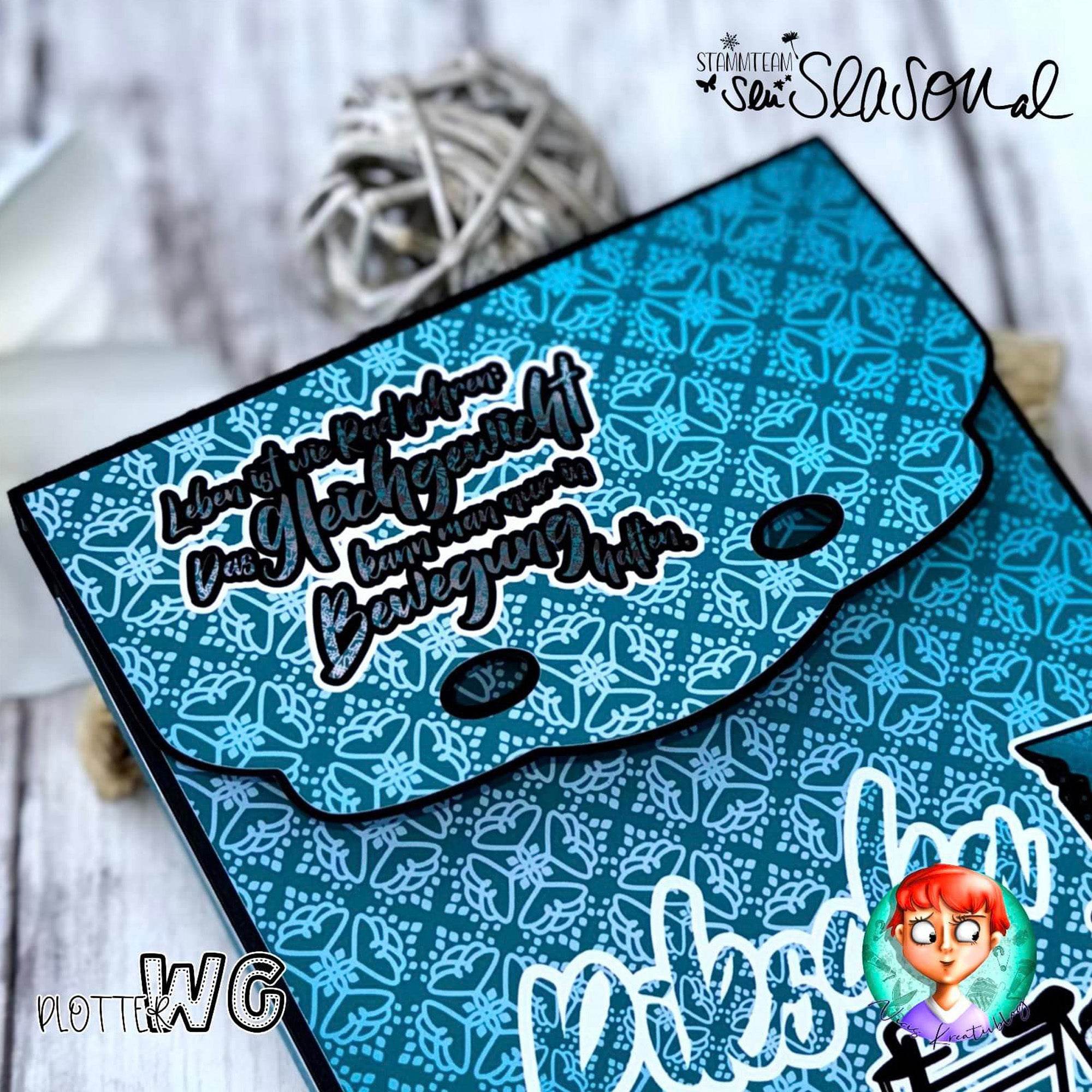 Digipapier-Set petrol-farbene Indische Muster - Musterpapier, Designpapier, Sublimation - Sewando