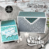 Digipapier-Set petrol-farbene Indische Muster - Musterpapier, Designpapier, Sublimation - Sewando