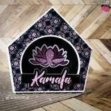 Digipapier-Set violette Indische Muster - Druckvorlage, Musterpapier, Designpapier, Sublimation - Sewando
