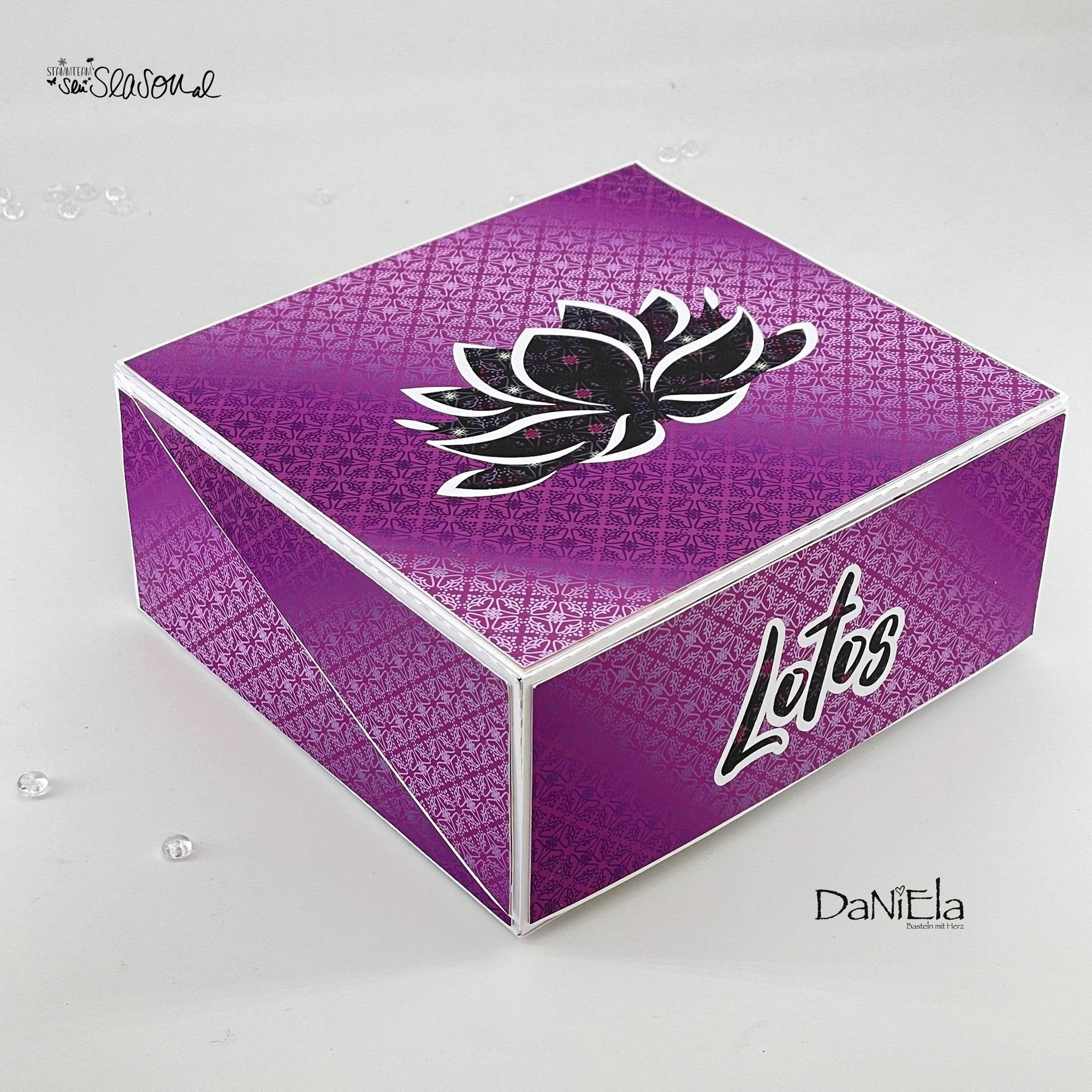 Digipapier-Set violette Indische Muster - Druckvorlage, Musterpapier, Designpapier, Sublimation - Sewando