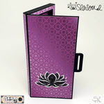 Digipapier-Set violette Indische Muster - Druckvorlage, Musterpapier, Designpapier, Sublimation - Sewando