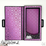 Digipapier-Set violette Indische Muster - Druckvorlage, Musterpapier, Designpapier, Sublimation - Sewando