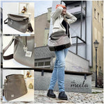 ohStelli Mini & Midi & Big * Taschen - Schnittmuster - Kombi-eBook * Crossbodybag mit Klappen-Umschlag in 3 Größen - Sewando