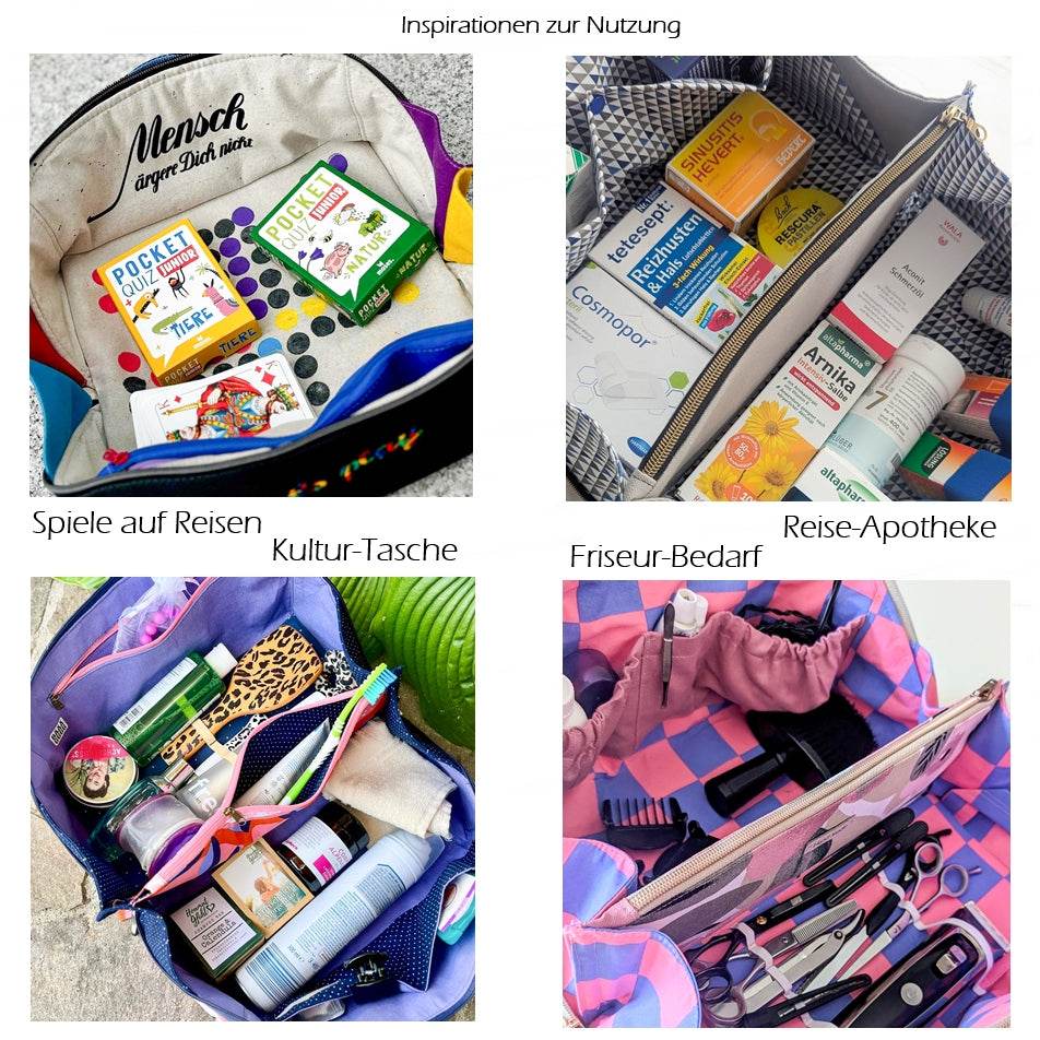 ohKristi Mini * Taschen - Schnittmuster - eBook * Projekt - Tasche * Kosmetik - Tasche - Sewando